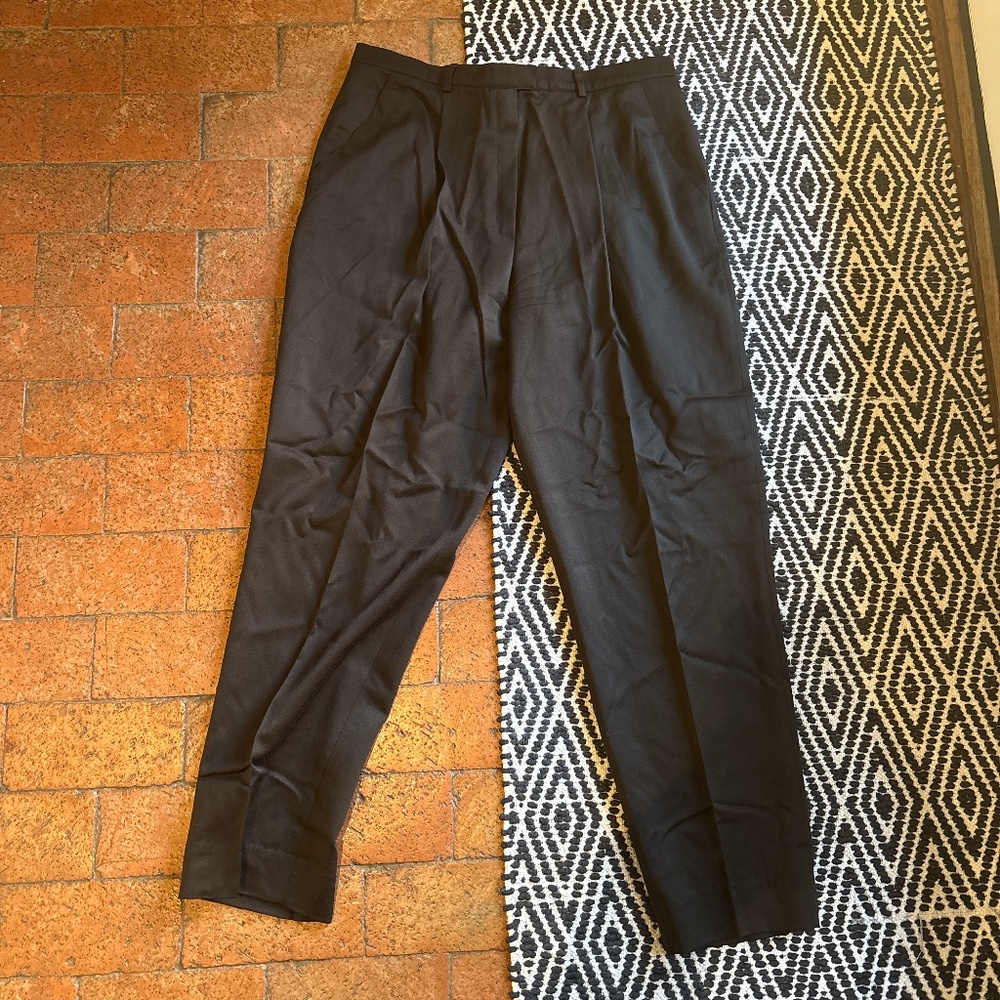 Escada Margaretha Ley Brown Wool Dress Pants | Size 44 (US 14) | Luxury